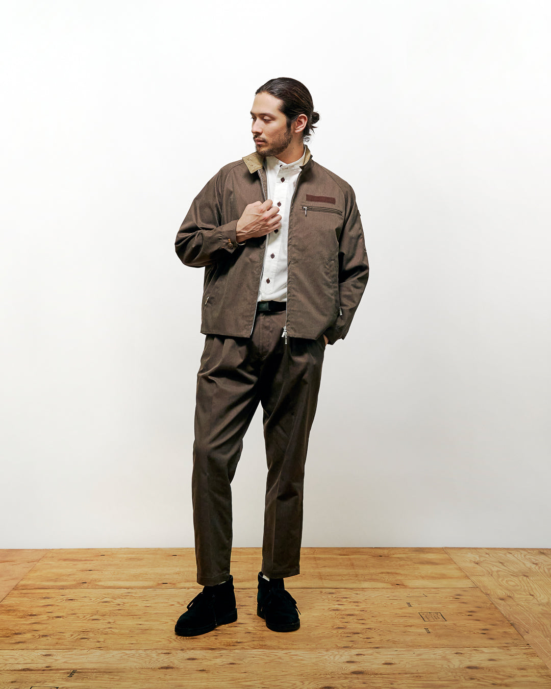 WORK TOP JACKET(AKA LINE)