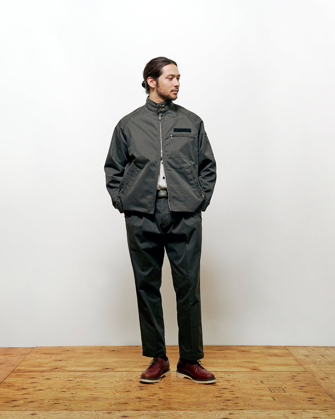 WORK TOP JACKET(AKA LINE)