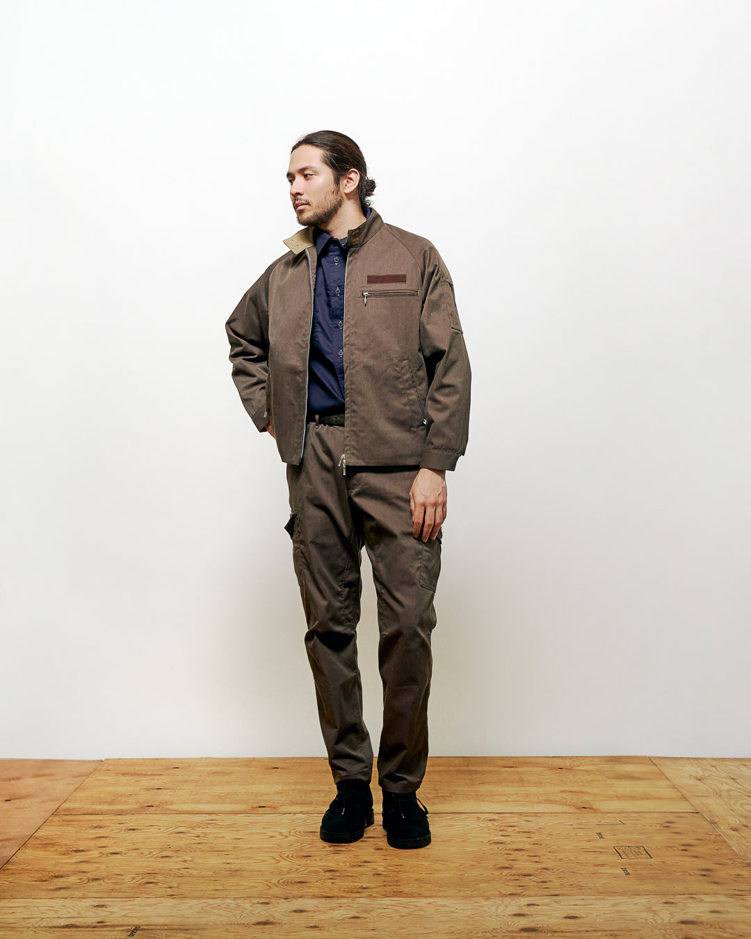 WORK TOP JACKET(AKA LINE)