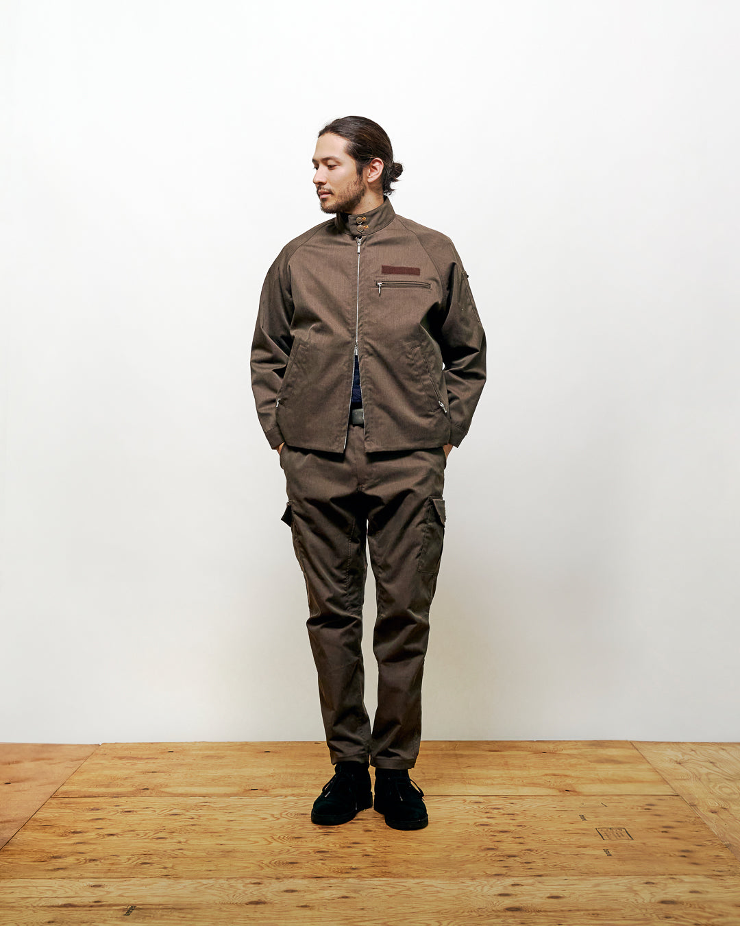 WORK TOP JACKET(AKA LINE)