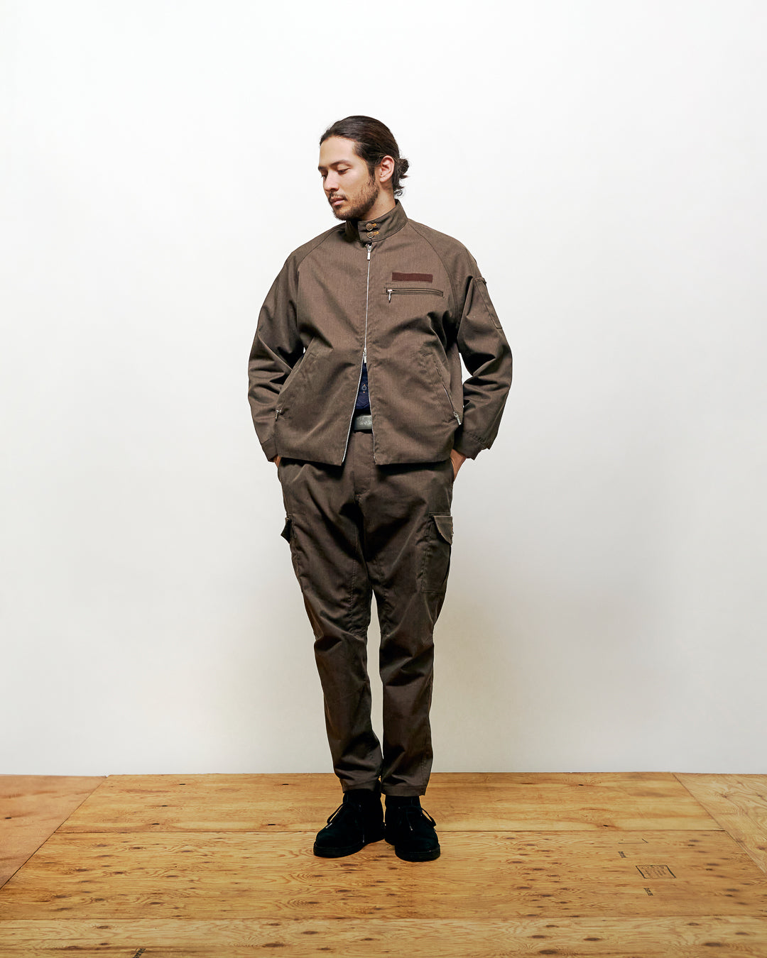 WORK TOP JACKET(AKA LINE)