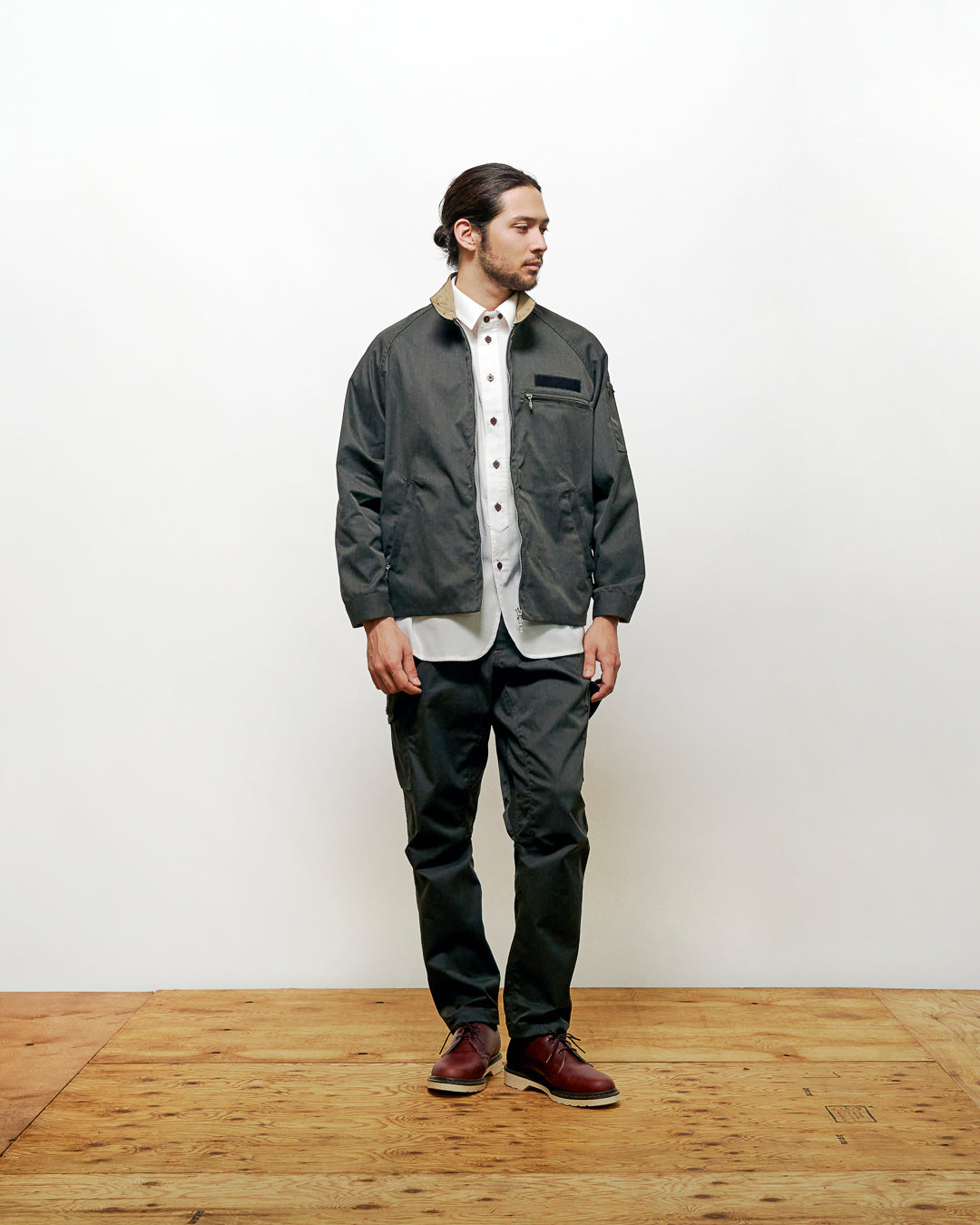 WORK TOP JACKET(AKA LINE)